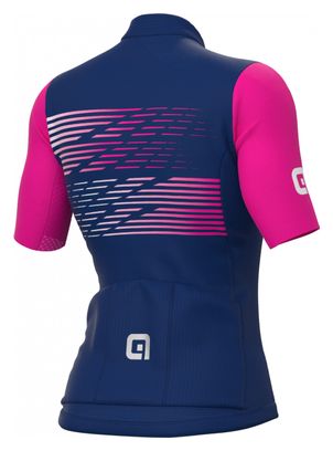 Maillot mangas cortas Mujer Alé Logo Fucsia