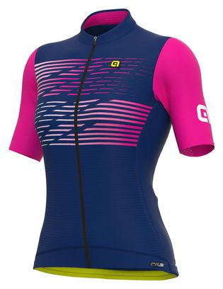 Maillot mangas cortas Mujer Alé Logo Fucsia