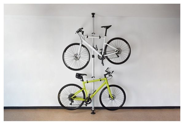 Support de Rangement Télescopique Storag 2 Vélos Gris