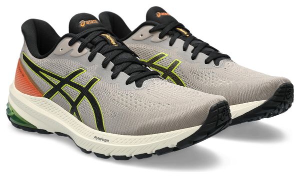 Chaussures de Running Asics GT-1000 12 TR Gris Orange Jaune Homme