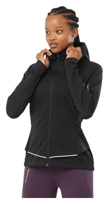 Salomon Light Shell Women's Windbreaker Jacket Black