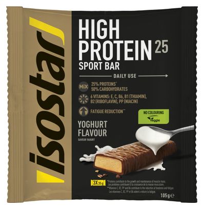  Isostar High Protein 25Barrita de yogur 3x35g