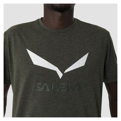Salewa Solidlogo Short-Sleeve T-Shirt Dark Green