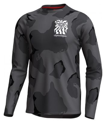 Maglia a maniche lunghe Troy Lee Designs Skyline Pro Grigio/Nero