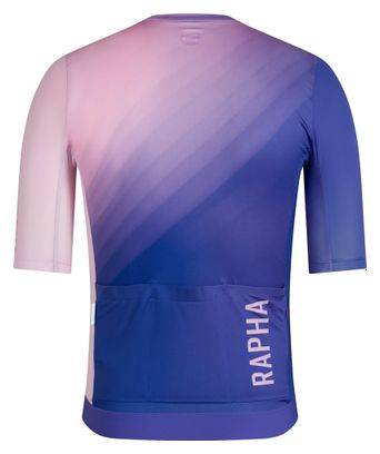 Maillot de manga corta Rapha Pro Team Training III morado/rosa para hombre