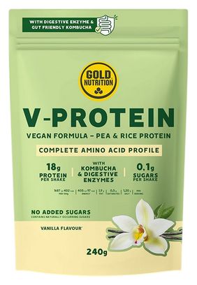 Bevanda proteica GoldNutrition V-Protein alla vaniglia - 240 g