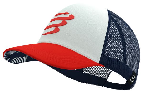 Compressport Trucker Cap Wit/Bruin