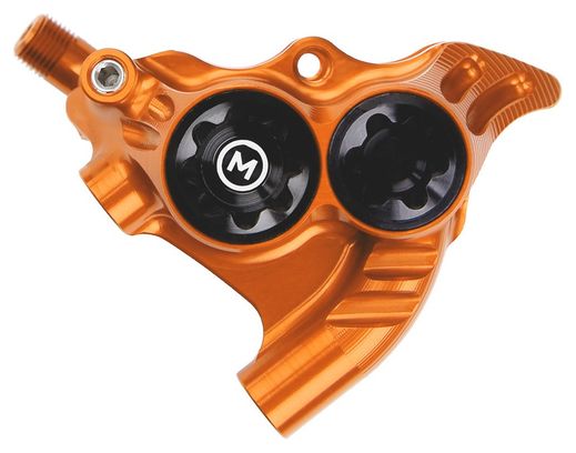 Hope RX4+ Flat Mount Rear Brake Caliper + 20mm Shimano Mineral Orange HBSPC78C