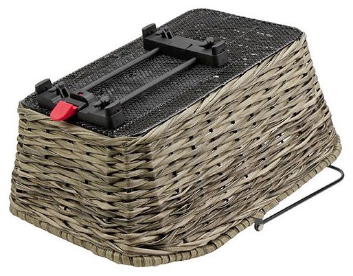 KLICKFIX Panier Avant Tressé Manolo 16L Marron