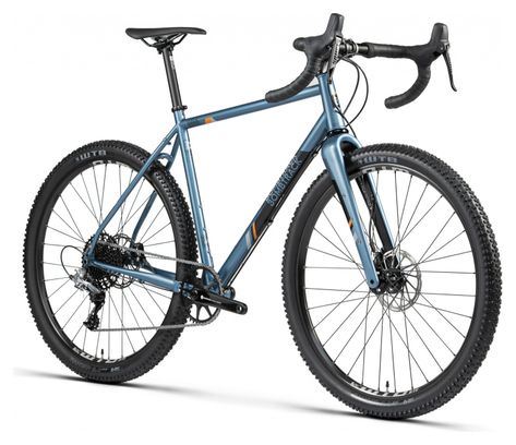 Gravel Bike Bombtrack Hook EXT Sram Apex 11V 650b Blau Matt Metallic Grau 2021