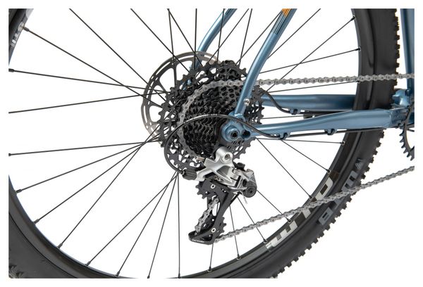 Bicicleta Gravel Bombtrack Hook EXT Sram Apex 11S 650b Azul Mate Gris Metálico 2021