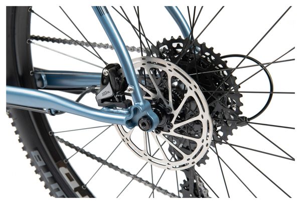 Bicicleta Gravel Bombtrack Hook EXT Sram Apex 11S 650b Azul Mate Gris Metálico 2021
