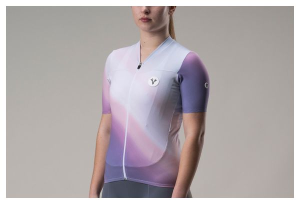 LeBram Ventoux Aquarelle Violet Jersey met korte mouwen