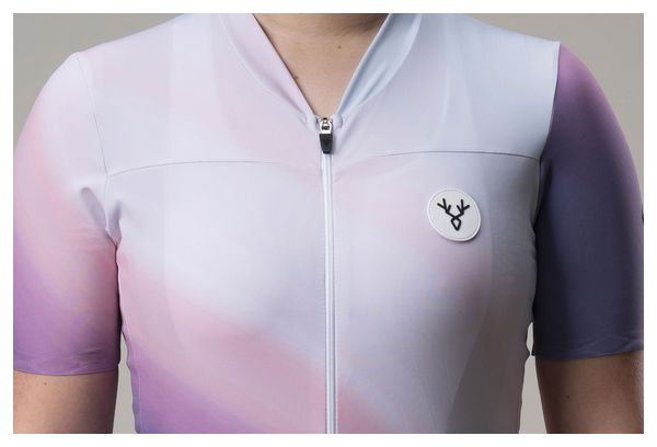 LeBram Ventoux Aquarelle Violet Jersey met korte mouwen