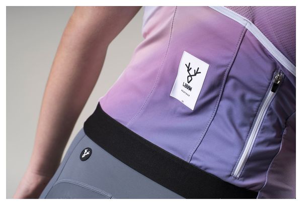 LeBram Ventoux Aquarelle Violet Jersey met korte mouwen