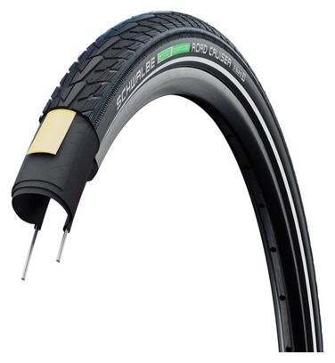 Pneumatico Schwalbe Road Cruiser 28'' Tubetype Rigid K-Guard Green Compound Black Reflex