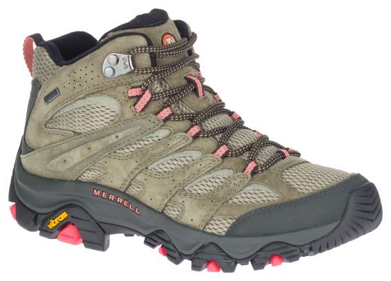 Merrell Moab 3 Mid Gtx Women's Hiking Shoes Green