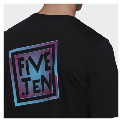 Kurzarm T-Shirt adidas x adidas Five Ten Logo Tee Schwarz