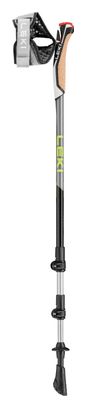 Bâtons de Marche Nordique Leki Traveller Alu Gris/Noir/Jaune (90-130 cm)