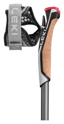 Bâtons de Marche Nordique Leki Traveller Alu Gris/Noir/Jaune (90-130 cm)