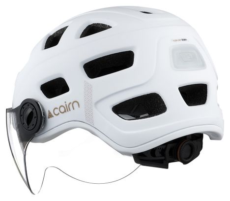 Casque Ville Cairn Quartz Visor Blanc