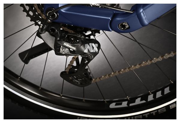 VTT Électrique Tout-Suspendu Haibike Adventr FS 9 Sram NX/SX Eagle 12V 720 Wh 29'' Argent Bleu