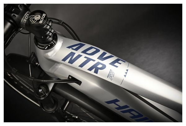 VTT Électrique Tout-Suspendu Haibike Adventr FS 9 Sram NX/SX Eagle 12V 720 Wh 29'' Argent Bleu