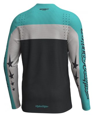 Maglia a maniche lunghe Troy Lee Designs Sprint Pro Nero/Blu 