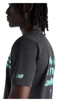 T-Shirt Running New Balance RC Essential Graphic Noir Homme