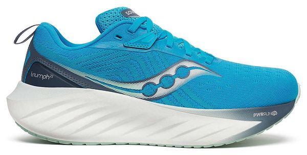 Running shoes Saucony Triumph 22 Blue/White Women's