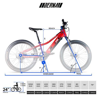 Urbanbiker Berna | VTT Electrique | 70km Autonomie