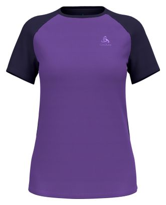 Odlo X-Alp Trail Maillot de manga corta para mujer Morado/Azul