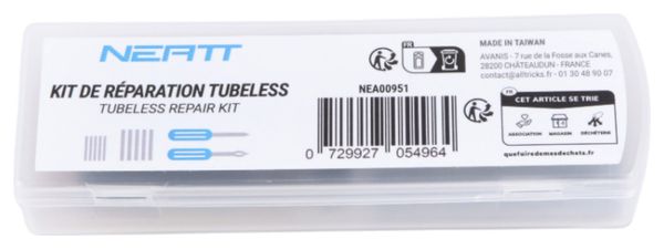 Kit de Réparation Tubeless Neatt Outils + 10 Mèches