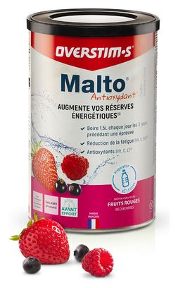 Boisson Énergétique Overstims Malto Antioxydant Fruits Rouges 450g