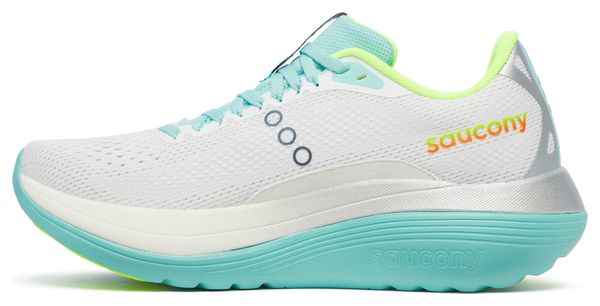 Saucony Endorphin Trainer hardloopschoenen wit/blauw voor dames