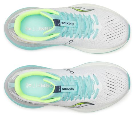Saucony Endorphin Trainer hardloopschoenen wit/blauw voor dames