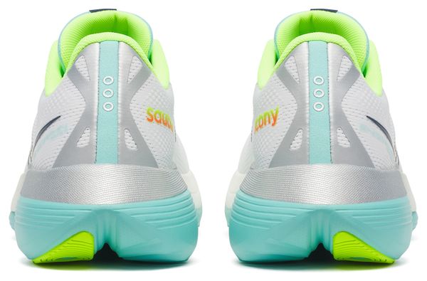 Saucony Endorphin Trainer hardloopschoenen wit/blauw voor dames