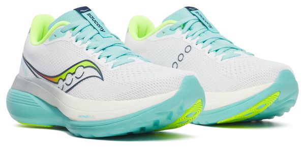 Saucony Endorphin Trainer hardloopschoenen wit/blauw voor dames