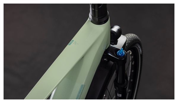 Cube Kathmandu Hybrid One 800 Bicicletta elettrica da trekking Shimano Cues 10S 800 Wh 700 mm Verde pisello 2026
