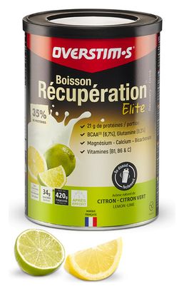 Boisson Récupération Overstims Elite Citron - Citron vert 420g