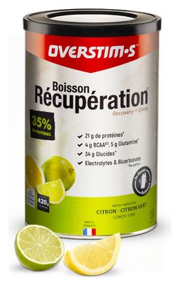 Boisson de récupération Overstims Elite Citron/Citron vert - 420g