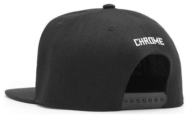 Chrome Baseball Cap Black