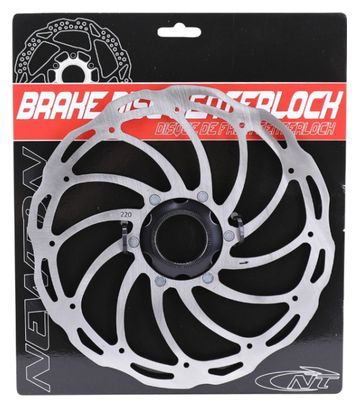 Disque de frein vtt centerlock Newton brakco compatible Shimano et autres 220mm compatible Shimano