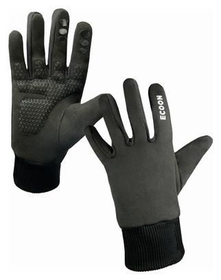 Gants de vélo d'hiver unisexe ECOON Winter Gloves Noir