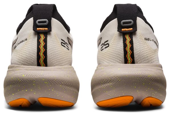Chaussures de Running Asics Gel Nimbus 25 TR Blanc Gris Orange Homme