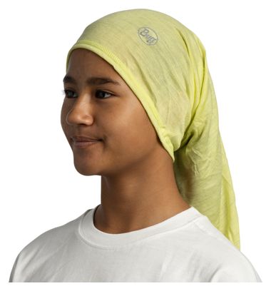 Lightweight Lime Merino Neck Warmer for Kids