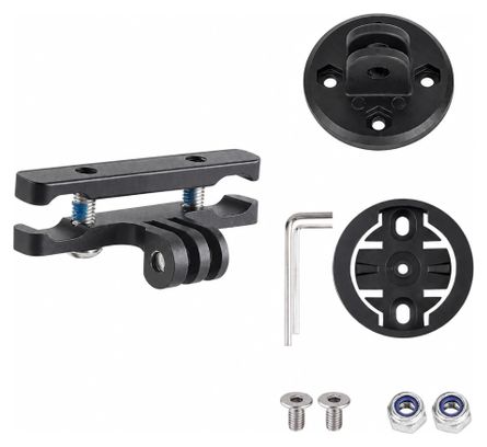 Supporto sella Velkyne Alluminio Radar Garmin Varia Magene L508 40g Nero