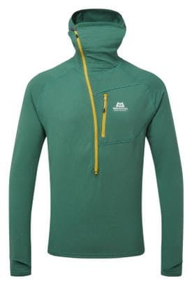 Mountain Equipment Eclipse Zip T Groen Heren Fleec met capuchon