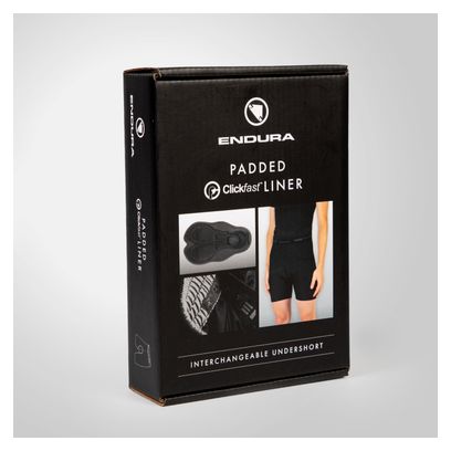 Endura Clickfast gepolsterte Unterhose, schwarz, für Herren
