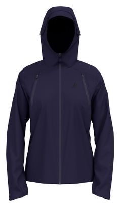 Dames Odlo X-Alp Waterdicht Pro Jas Donkerblauw